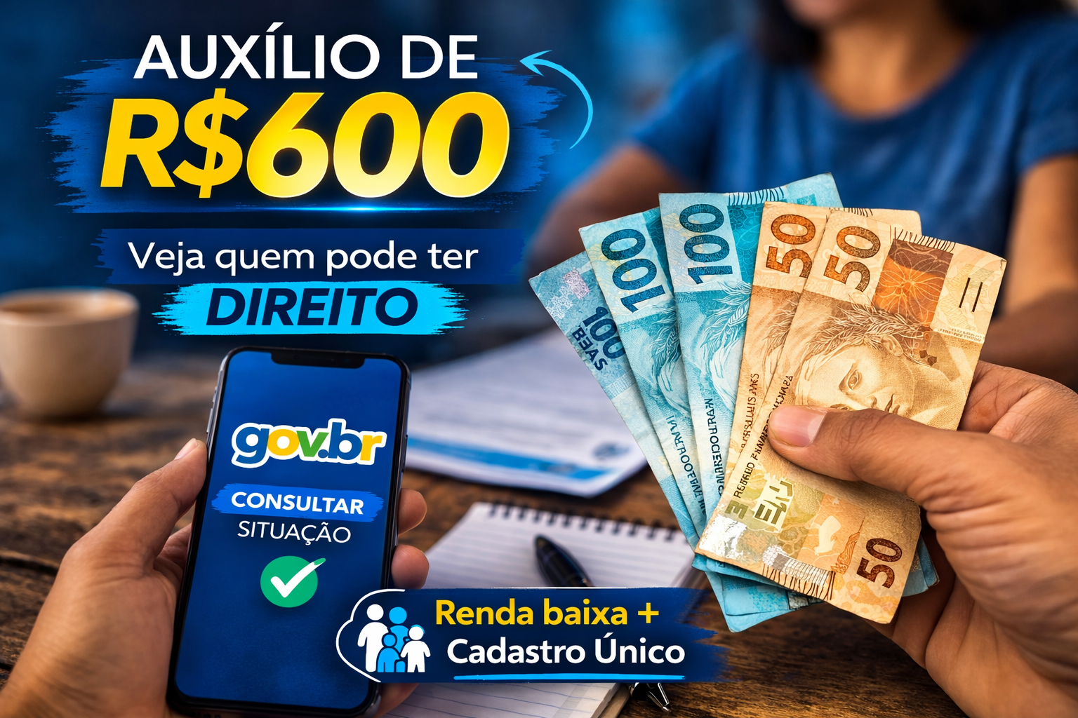 Auxílio de R$600